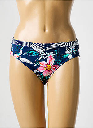 Bas de maillot de bain imprimé tie and dye culotte bleu FANTASIE femme