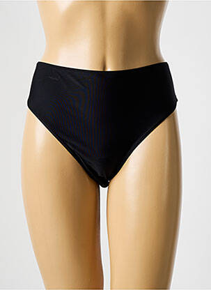 Bas de maillot de bain effet matière satinée culotte noir OCEAN WEAR femme