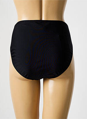 Bas de maillot de bain effet matière satinée culotte noir OCEAN WEAR femme