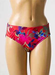 Bas de maillot de bain imprimé fleurs culotte rose FANTASIE femme