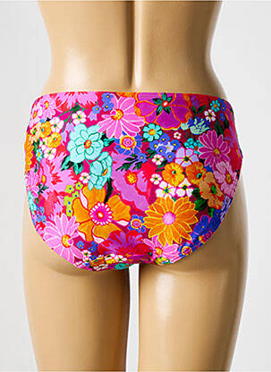 Bas de maillot de bain imprimé fleurs culotte rose PRIMADONNA femme