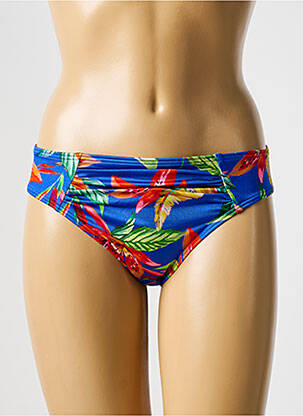 Bas de maillot de bain imprimé tie and dye culotte bleu PRIMADONNA femme