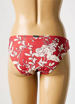 Bas de maillot de bain imprimé fleurs culotte rose WATERCULT femme