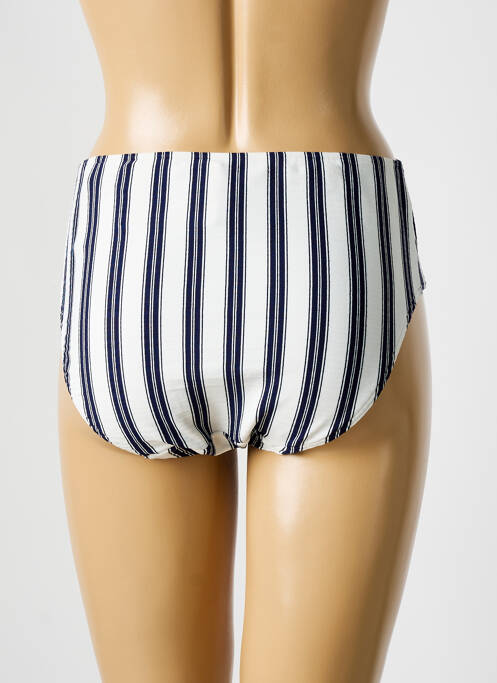 Bas de maillot de bain tissage satiné culotte bleu PRIMA DONNA femme