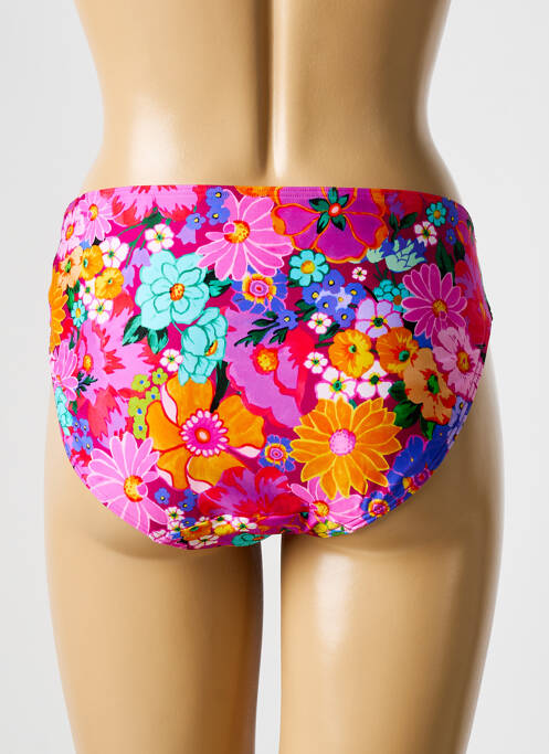 Bas de maillot de bain imprimé fleurs culotte rose PRIMA DONNA femme