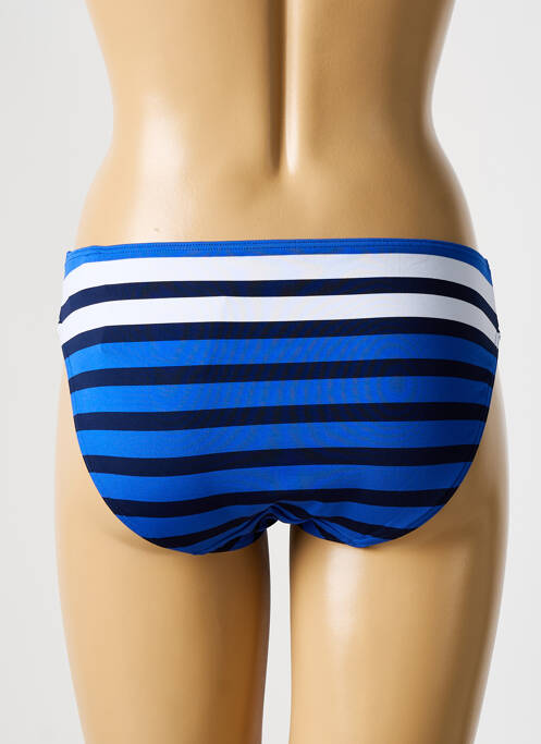 Bas de maillot de bain effet matière satinée culotte bleu PRIMA DONNA femme