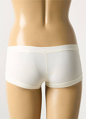 Shorty effet matière satinée beige AVET femme