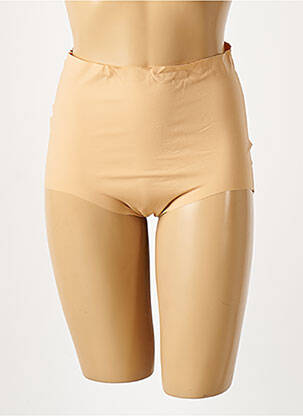 Culotte haute stretch beige GEMMA femme