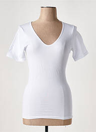 Top/caraco tissage jersey blanc AVET femme