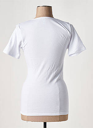 Top/caraco tissage jersey blanc AVET femme
