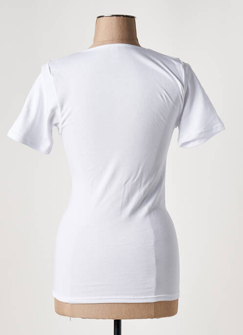 Top/caraco tissage jersey blanc AVET femme