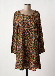 Robe courte manches longues manches longues noir MOLLY BRACKEN femme