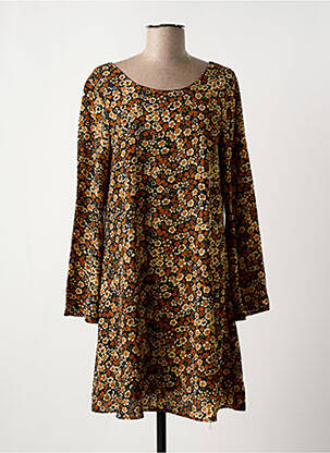 Robe courte manches longues manches longues noir MOLLY BRACKEN femme