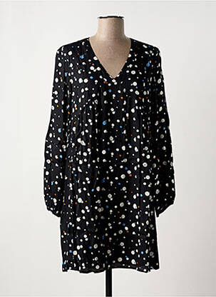 Robe courte manches longues manches longues noir LOLA ESPELETA femme