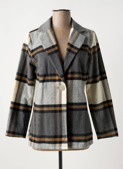 Blazer gris SEE THE MOON pour femme