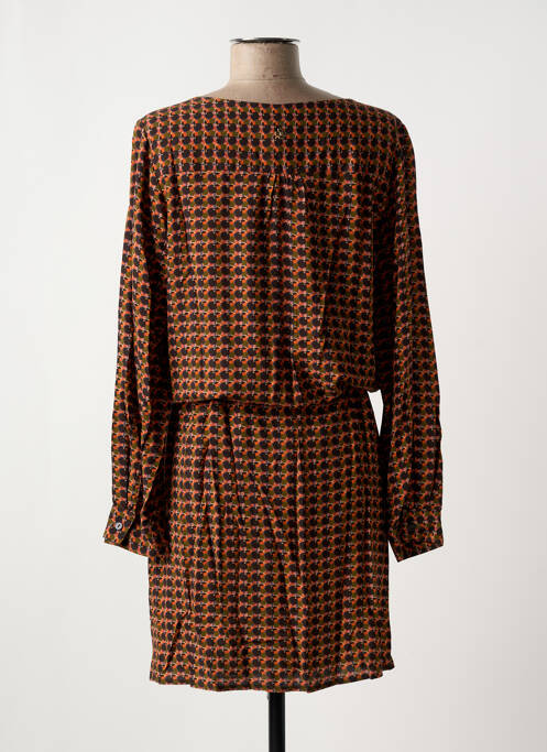 Robe mi-longue orange LE PETIT BAIGNEUR pour femme