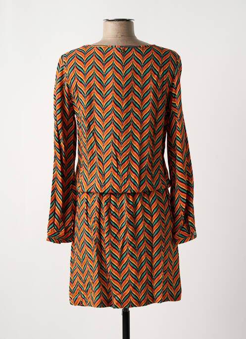 Robe mi-longue orange LE PETIT BAIGNEUR pour femme