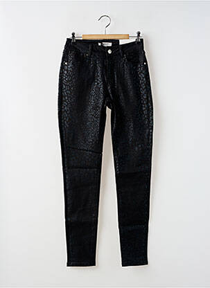 Jeans skinny taille haute taille haute noir MORGAN femme