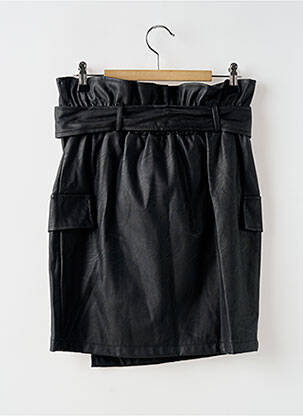 Jupe courte coupe droite noir LOLA ESPELETA femme