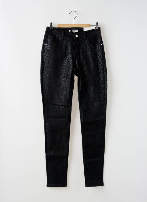 Jeans skinny taille haute taille haute noir MORGAN femme