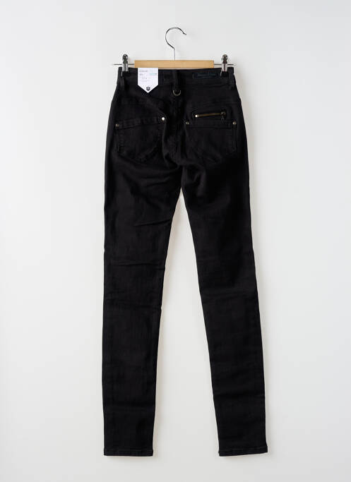 Jeans coupe slim noir FREEMAN T.PORTER pour femme