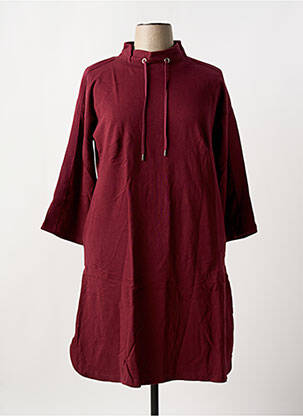Robe mi-longue manches 3/4 manches 3/4 violet SHEEGO femme
