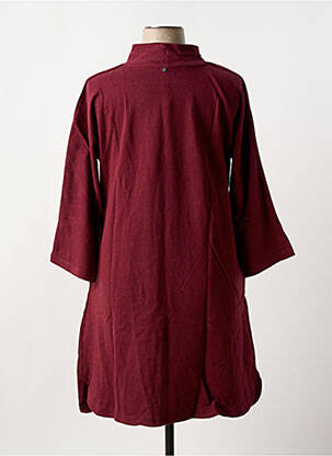 Robe mi-longue manches 3/4 manches 3/4 violet SHEEGO femme