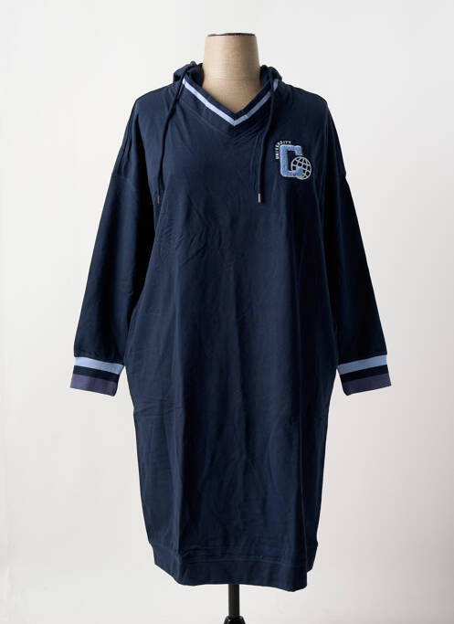 Robe mi-longue bleu SHEEGO pour femme