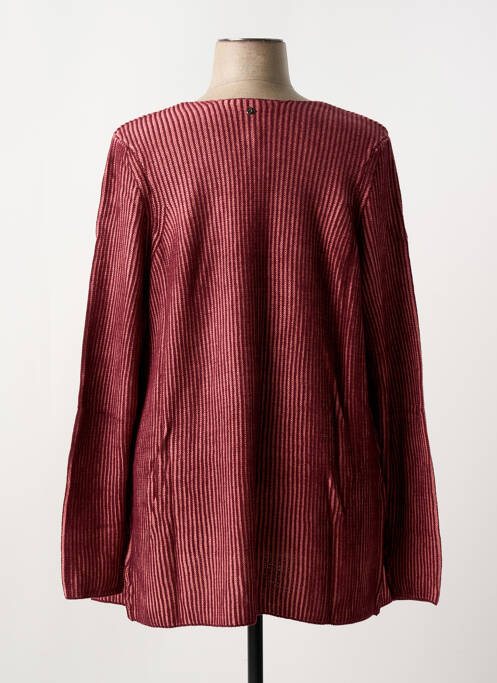 Gilet manches longues rose SHEEGO pour femme