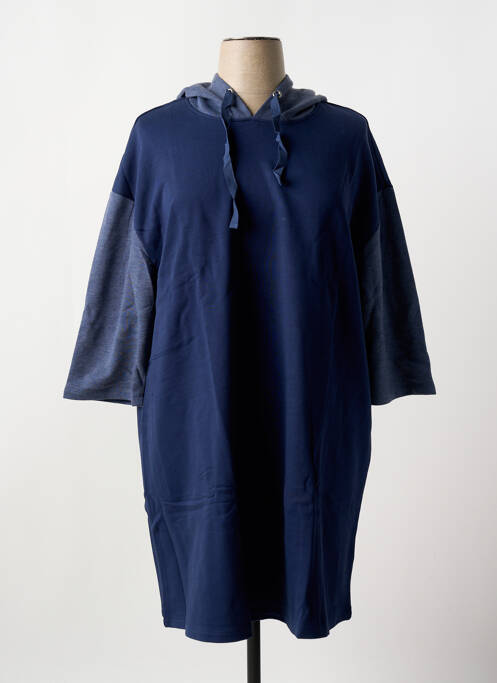 Robe mi-longue bleu SHEEGO pour femme