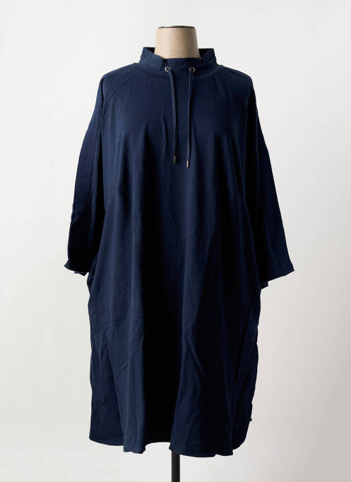 Robe mi-longue bleu SHEEGO pour femme
