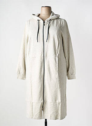Veste casual col rond gris SHEEGO femme