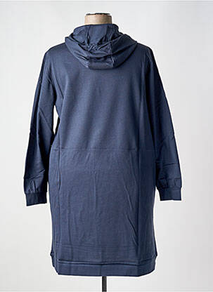 Robe mi-longue manches longues manches longues bleu SHEEGO femme