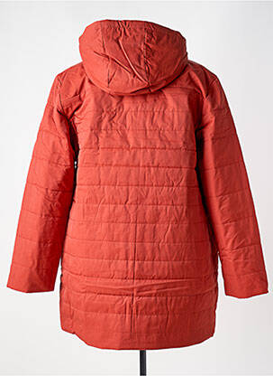 Doudoune poches a capuche orange SHEEGO femme