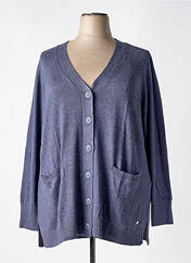 Gilet manches longues bleu SHEEGO pour femme seconde vue