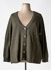 Gilet manches longues vert SHEEGO pour femme seconde vue