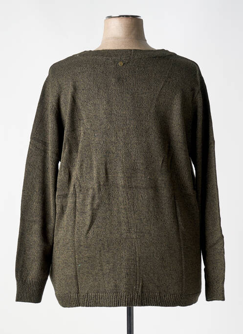 Gilet manches longues vert SHEEGO femme