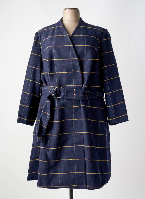 Manteau long bleu SHEEGO pour femme