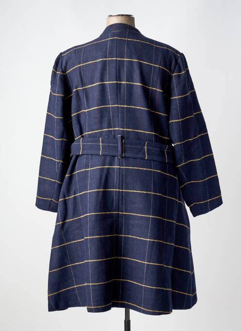 Manteau long bleu SHEEGO pour femme