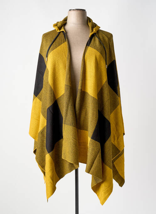 Poncho jaune SHEEGO pour femme