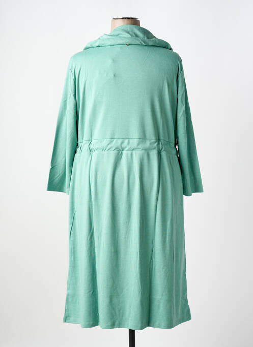 Robe mi-longue vert SHEEGO pour femme