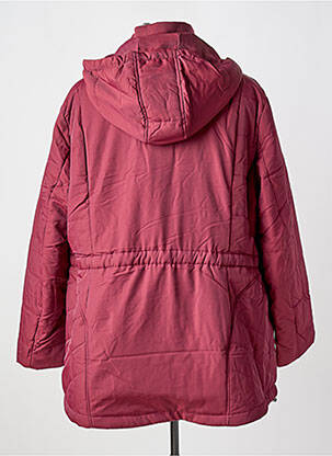 Doudoune poches a capuche rouge SHEEGO femme