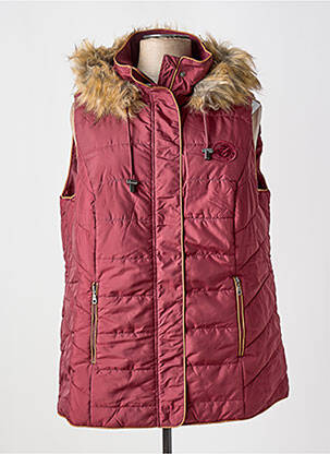 Doudoune poches a capuche violet SHEEGO femme