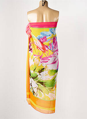 Paréo tissage crêpe orange SUNFLAIR femme