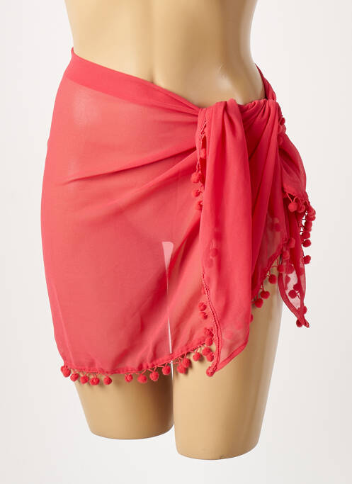 Paréo tissage crêpe rose OLYMPIA femme
