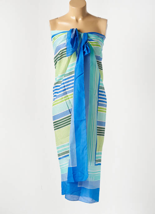 Paréo bleu LIDEA pour femme