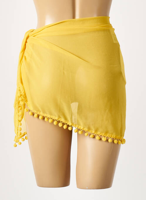 Paréo jaune OLYMPIA pour femme