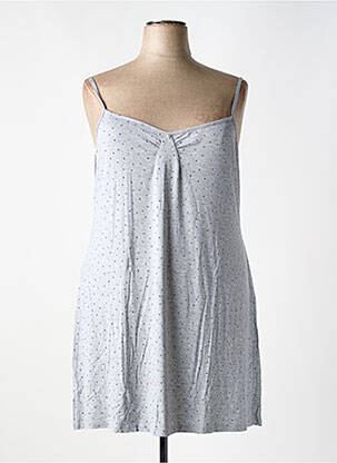 Nuisette/combinette col v gris VANIA femme