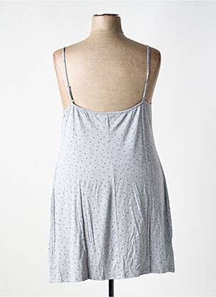 Nuisette/combinette col v gris VANIA femme