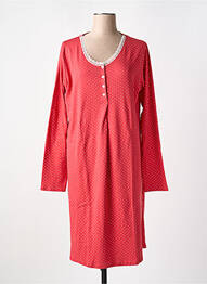 Chemise de nuit imprimé pois rouge VANIA femme